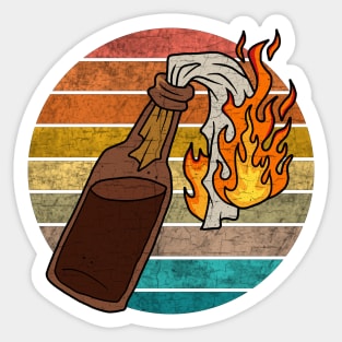 Molotov cocktail Sticker